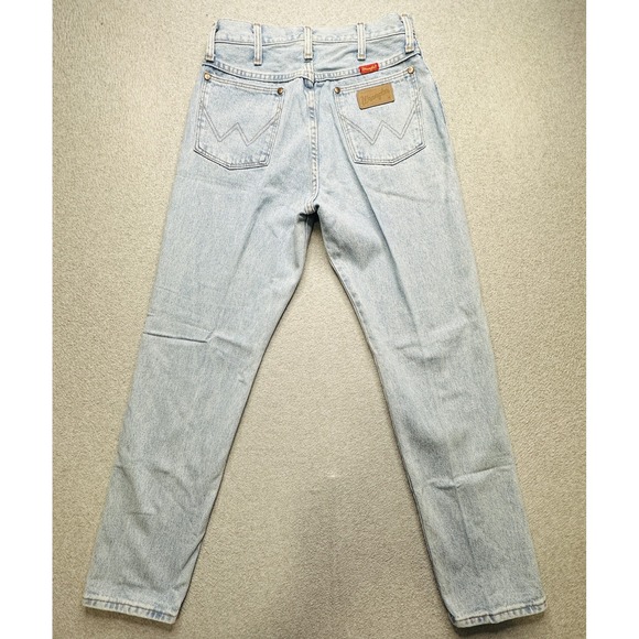 Vintage Wrangler Jeans Womens 11x30 Blue Denim Bootcut Cowboy Western USA 90s - Picture 1 of 14